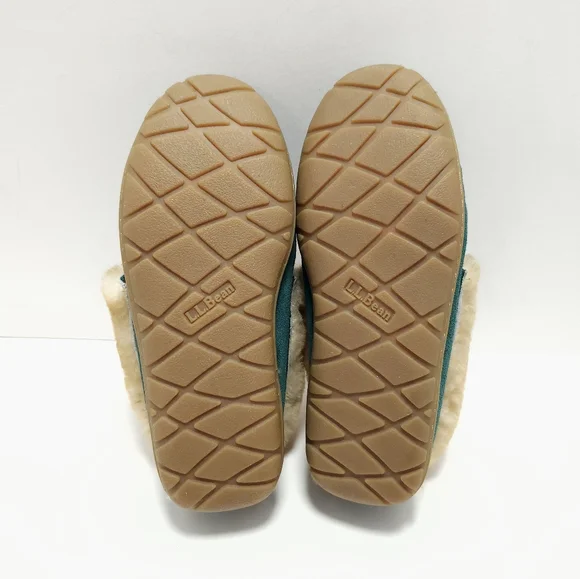L.L. Bean Green and Tan Women's Slippers - Picture 5 of 7